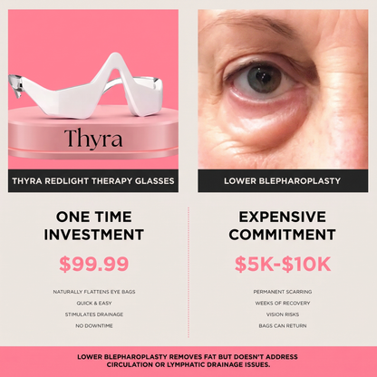 Thyra Redlight Therapy Massaging Glasses - 50% OFF SALE